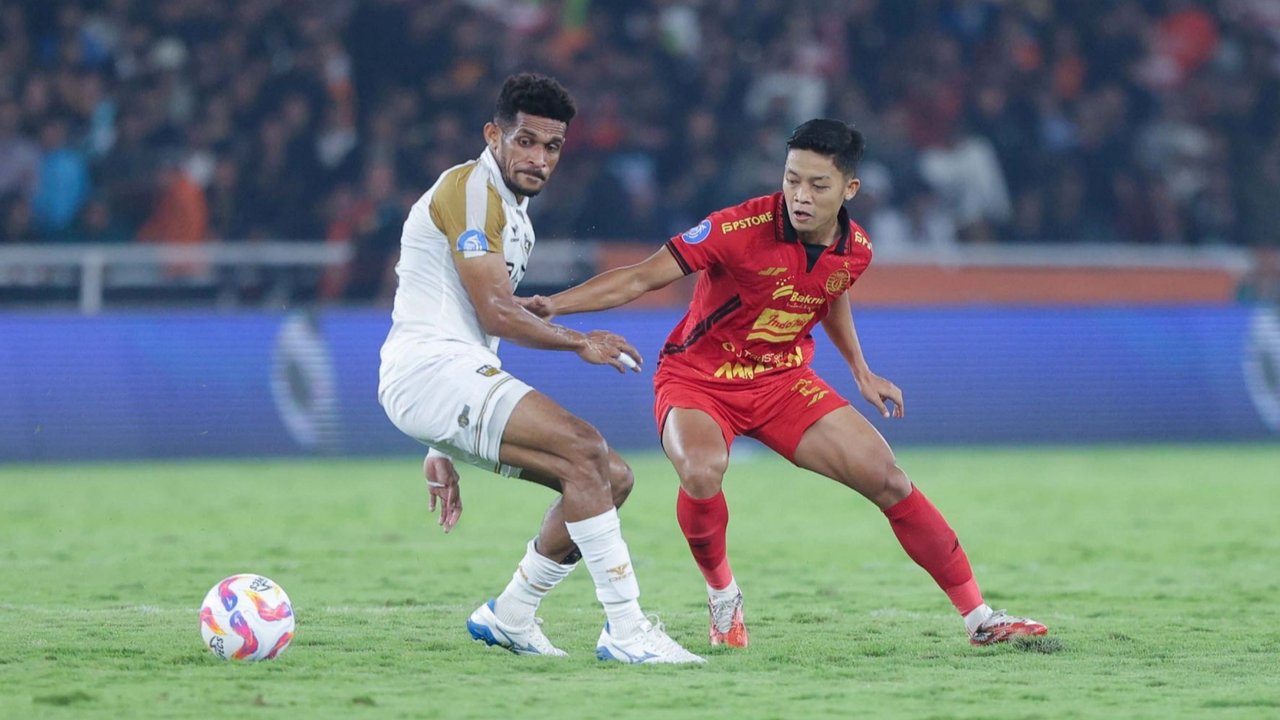 Persija Jakarta vs Dewa United. Bola.com/M Iqbal Ichsan
