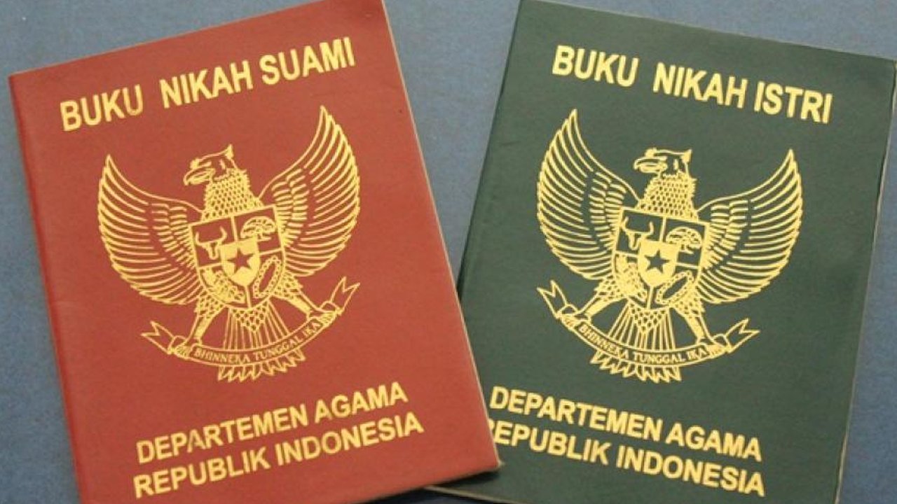 ilustrasi buku nikah