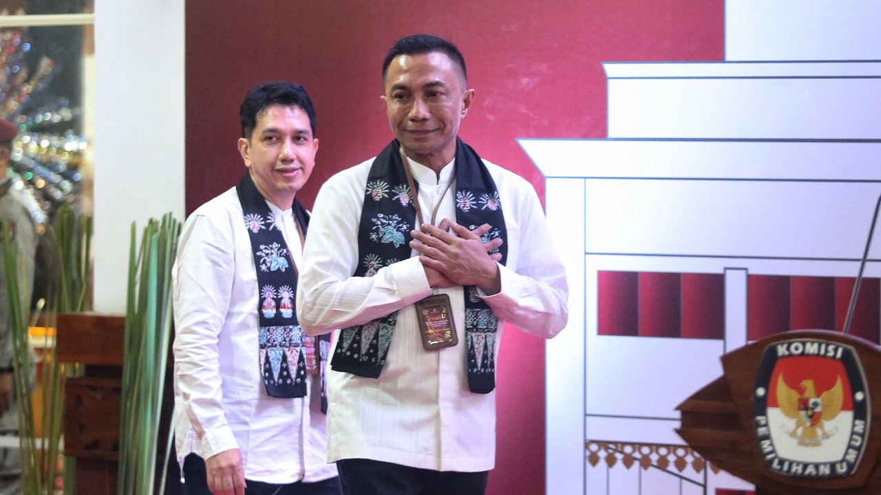 Dharma Pongrekun-Kun Wardana daftar Pilkada Jakarta