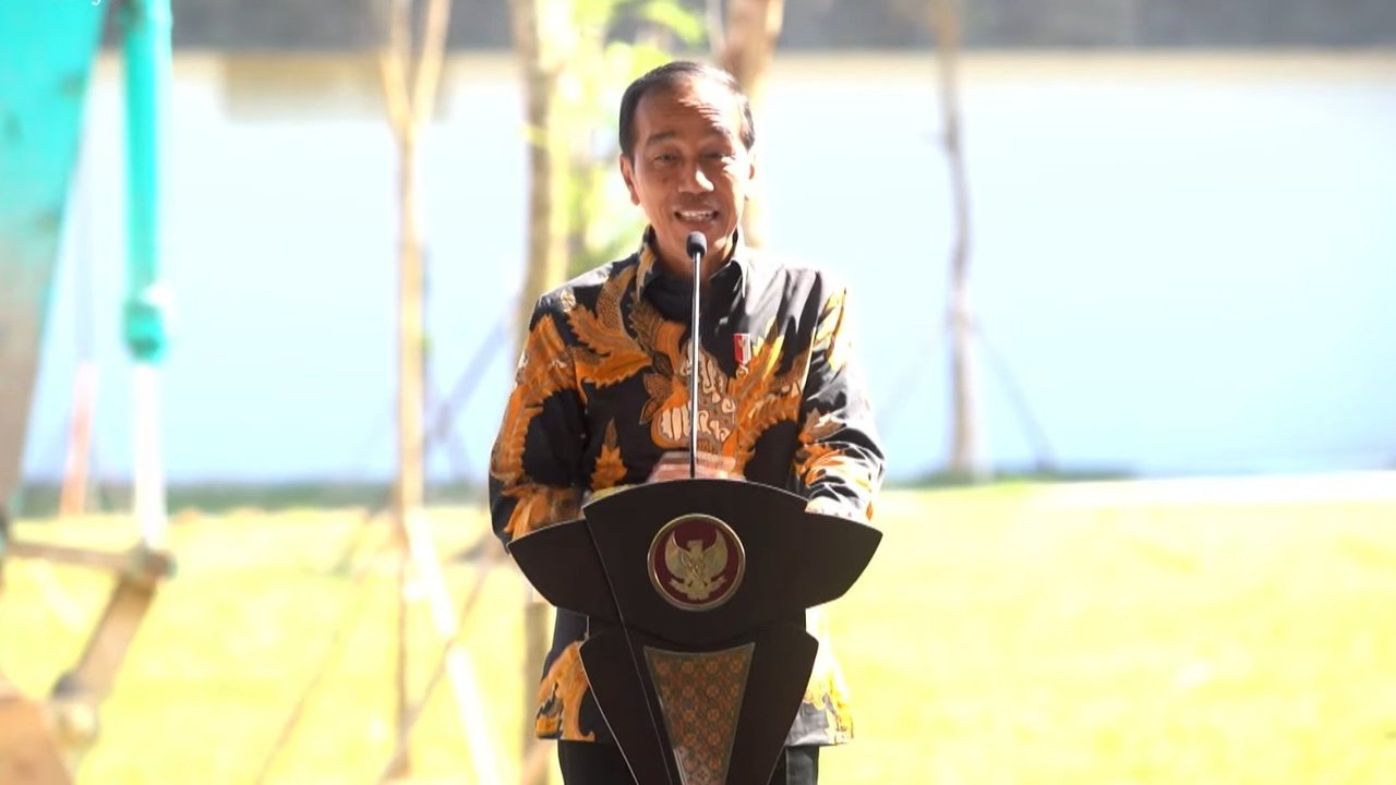 Tangkapan layar peresmian Hotel Bintang 5 pertama di IKN yang dibangun Konglomerat Aguan