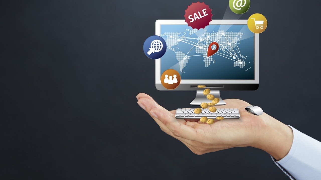 Ilustrasi bisnis online yang mengirimkan barang ke luar negeri/Canva.com.