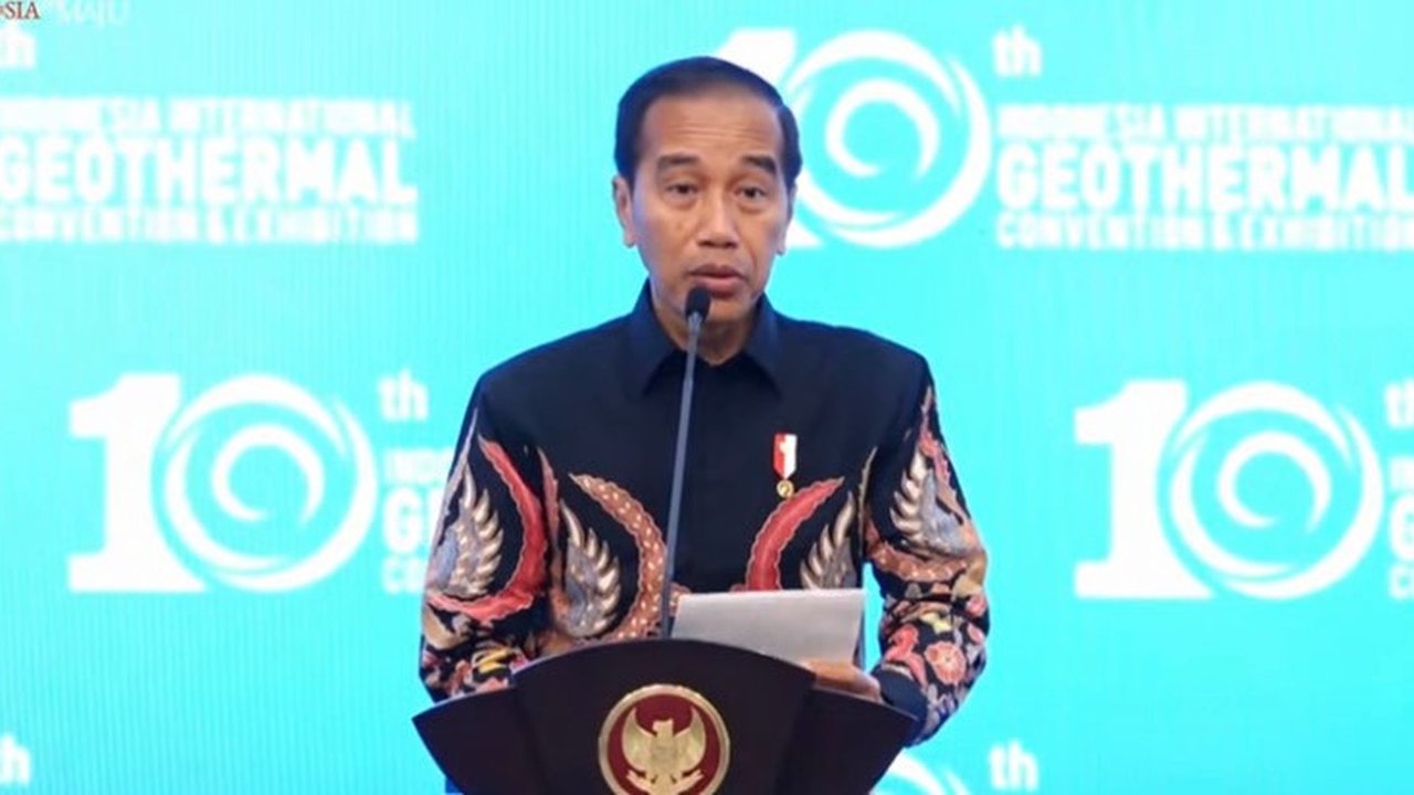 Jokowi di JCC Senayan