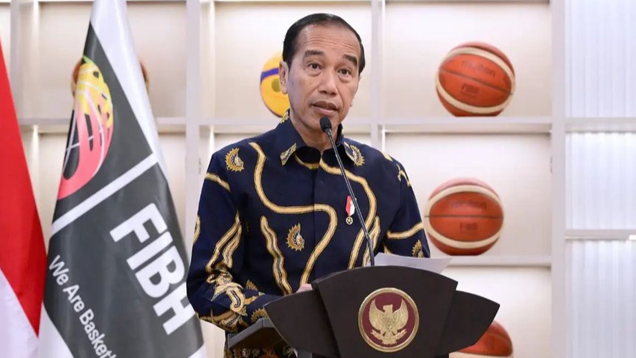 Jokowi di JCC Senayan