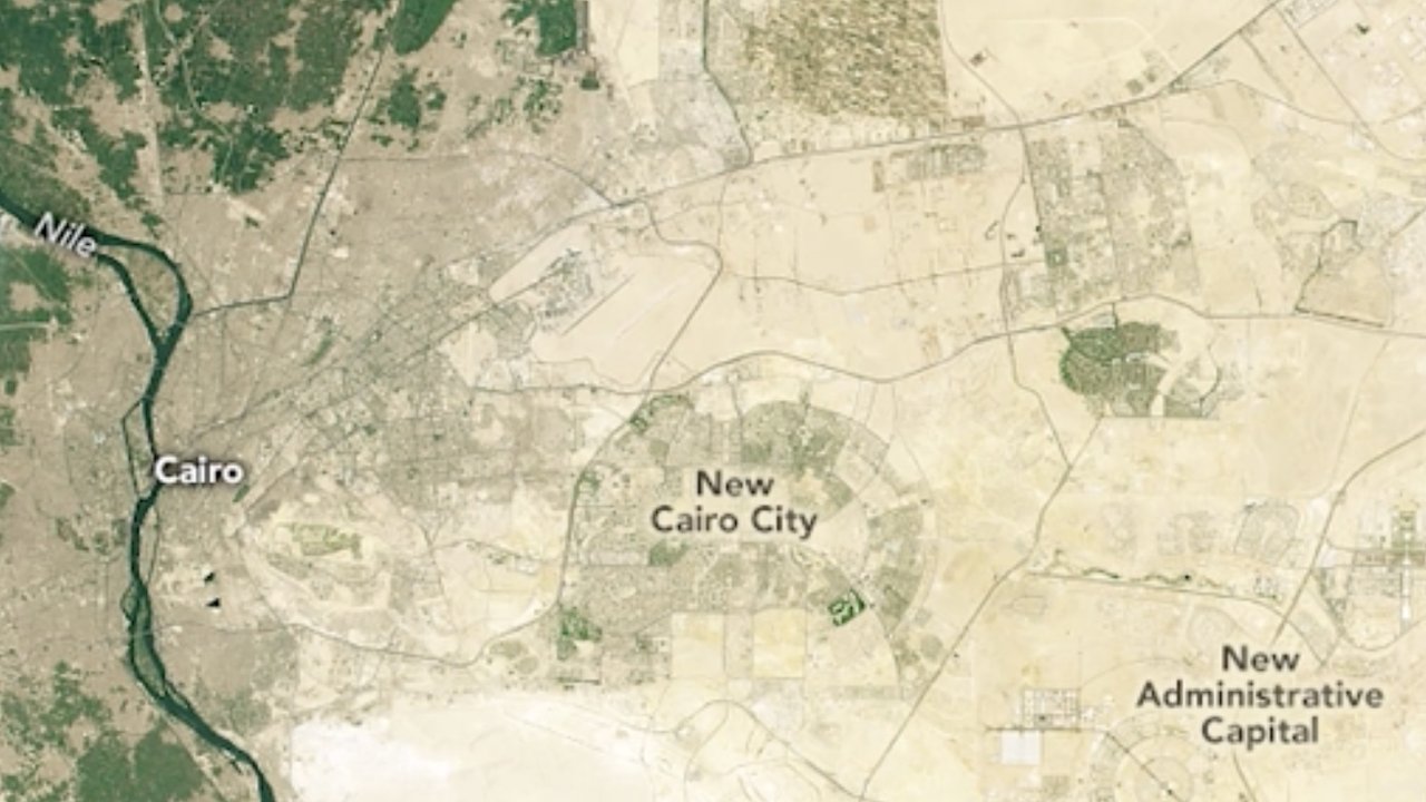 Ini Penampakan dari Ruang Angkasa Gurun yang Disulap Mesir Jadi Ibu Kota Baru