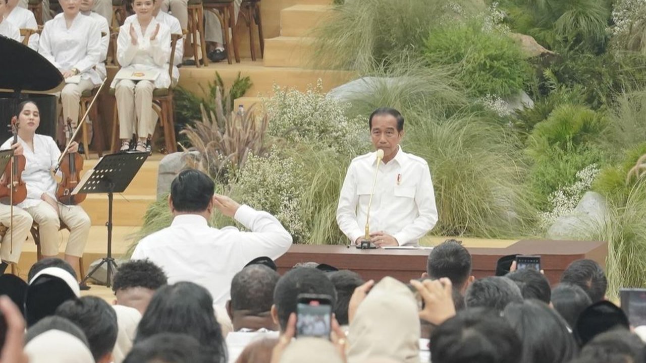 Jokowi di Acara Gerindra