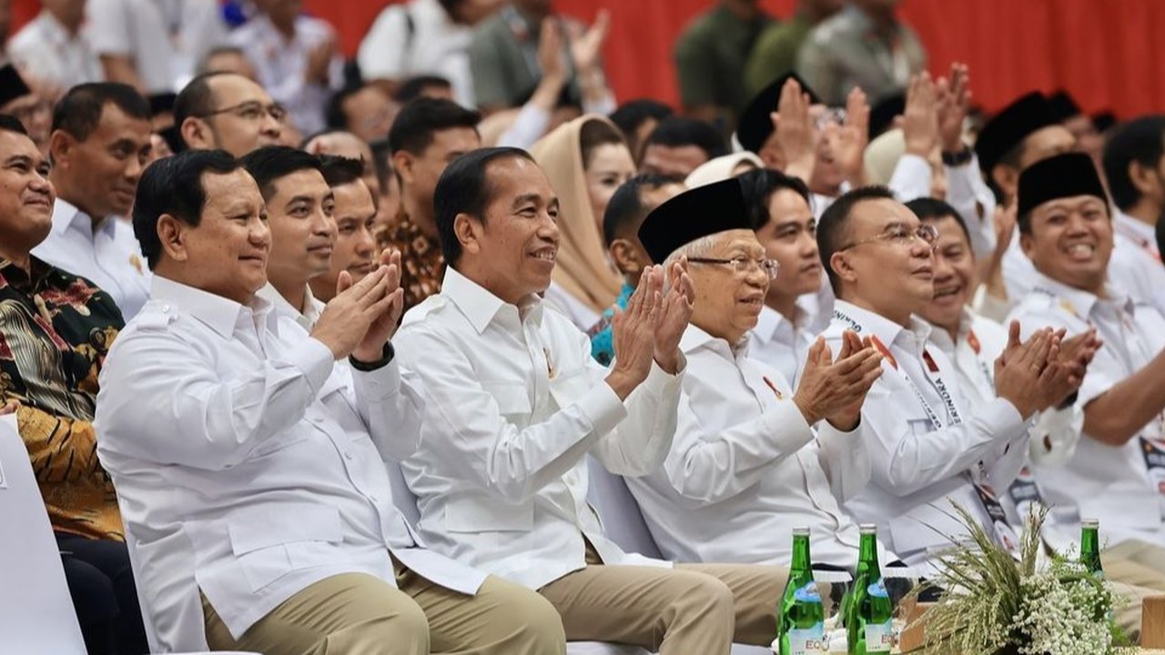 Jokowi di Acara Gerindra