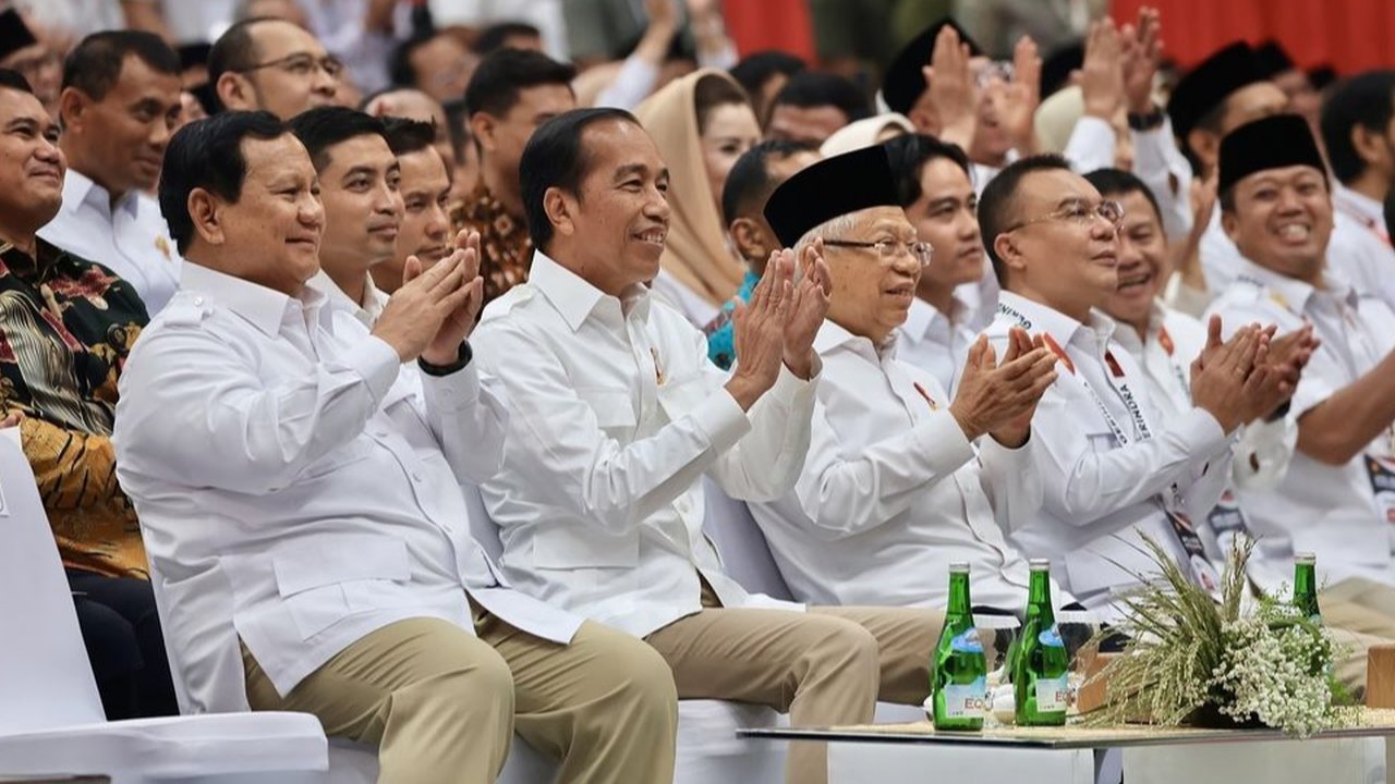 Jokowi di Acara Gerindra