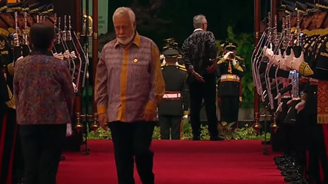 Menlu Retno Marsudi dan Xanana Gusmao