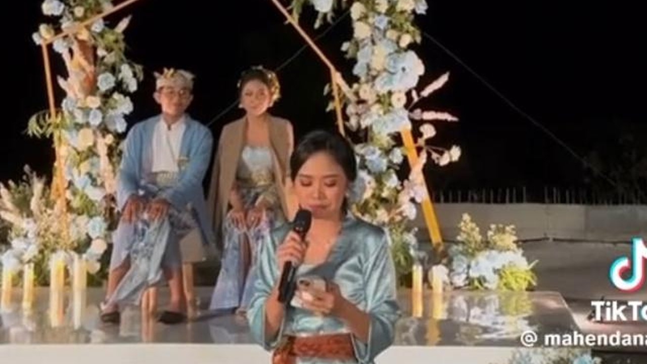 14 Tahun Bersahabat, Momen Wanita Beri Wedding Speech di Nikahan Sahabatnya Ini Bikin Haru