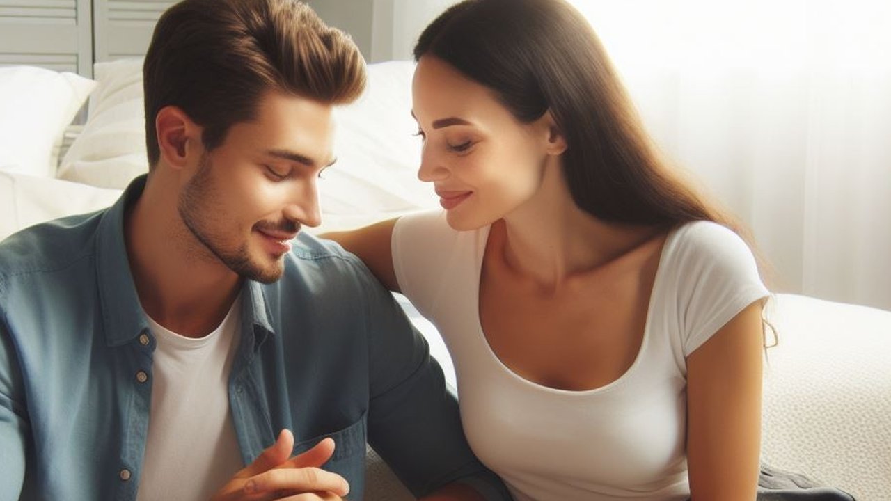 Ilustrasi Pasangan dengan Anak Bayi