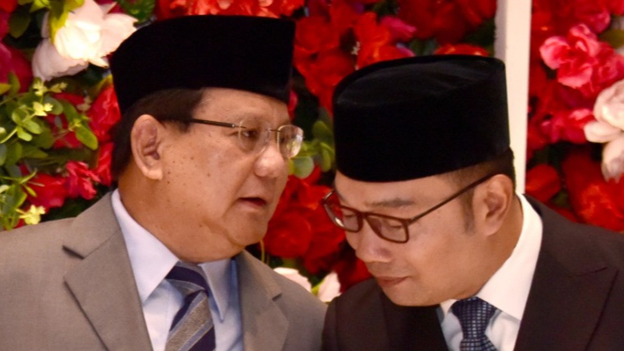 Mesranya Prabowo dan Ridwan Kamil