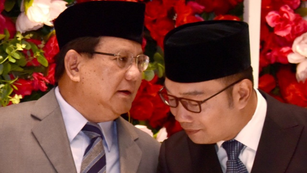 Mesranya Prabowo dan Ridwan Kamil