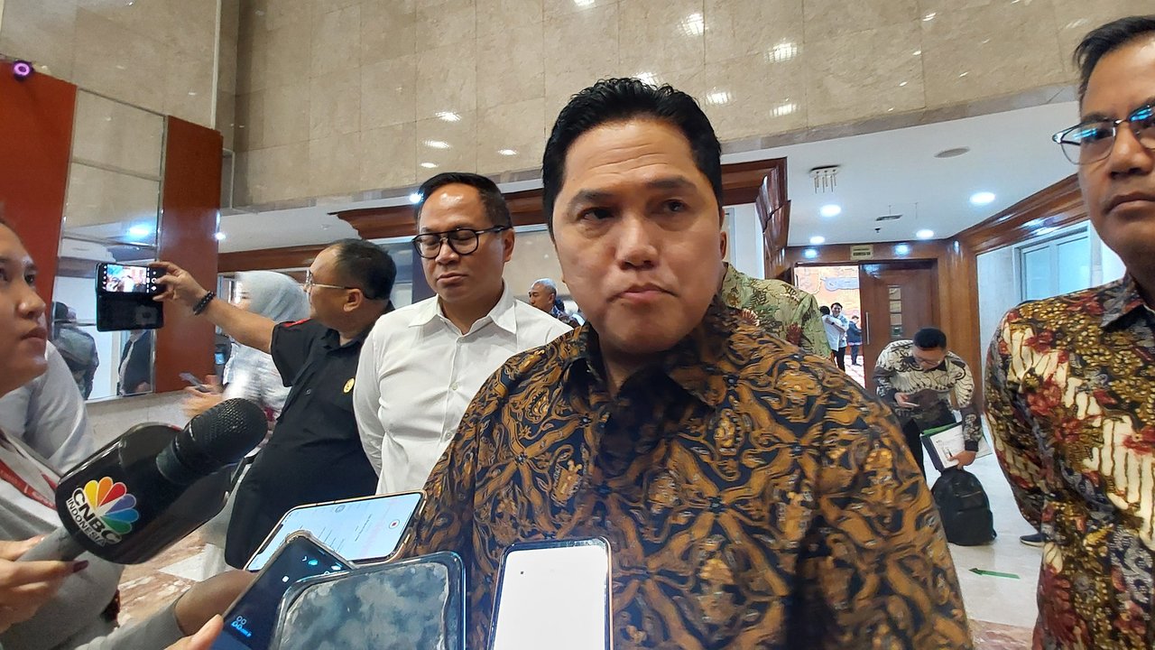 Menteri BUMN Erick Thohir di DPR