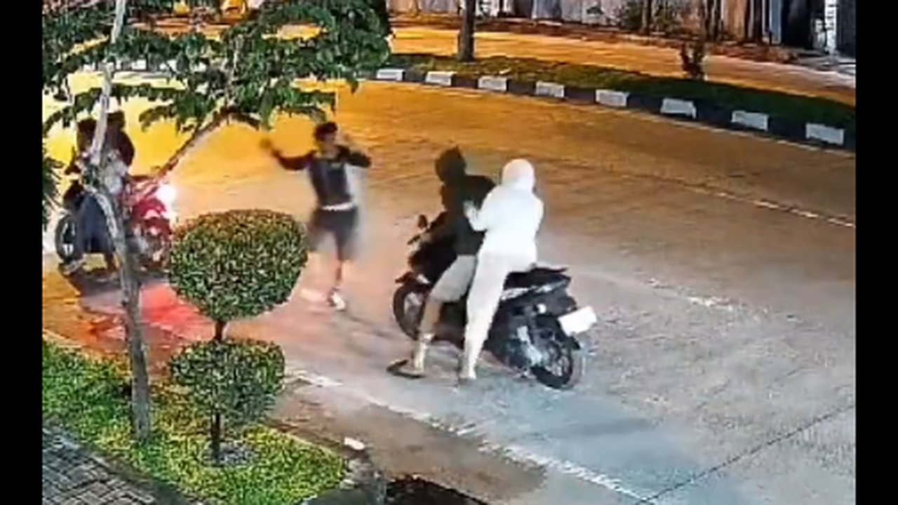 Aksi Heroik Seorang Pria di Medan Relakan Motornya Dirampas Begal demi Lindungi Pasangan
