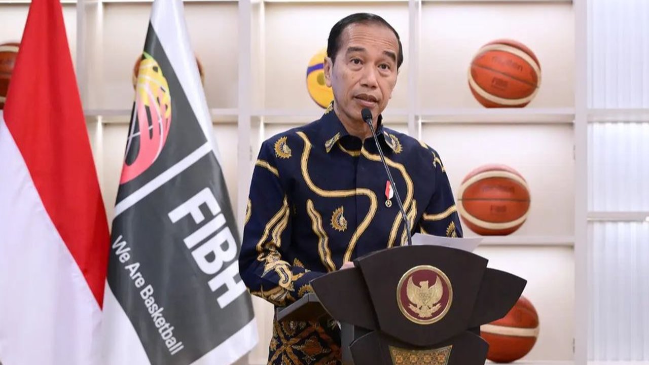 Jokowi di JCC Senayan