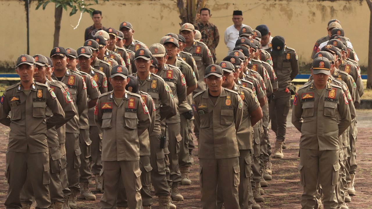 Satpol PP di Kota Pasuruan. (Foto: Istimewa)