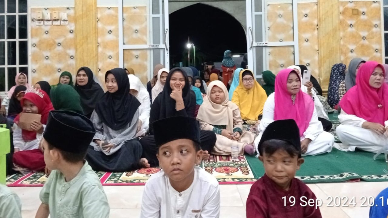 Bhabinkamtibmas Bengkalis Hadiri Acara Maulid Nabi