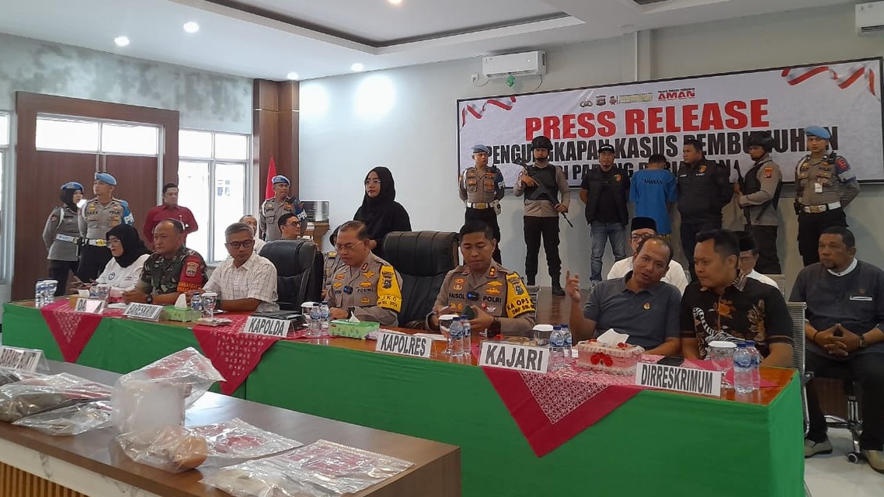 Preskon pembunuhan penjual gorengan