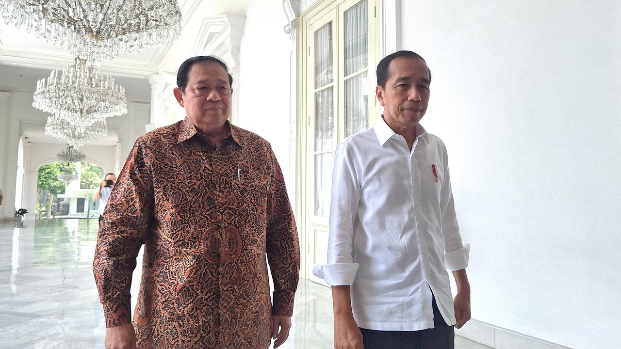 SBY bertemu Jokowi di Istana