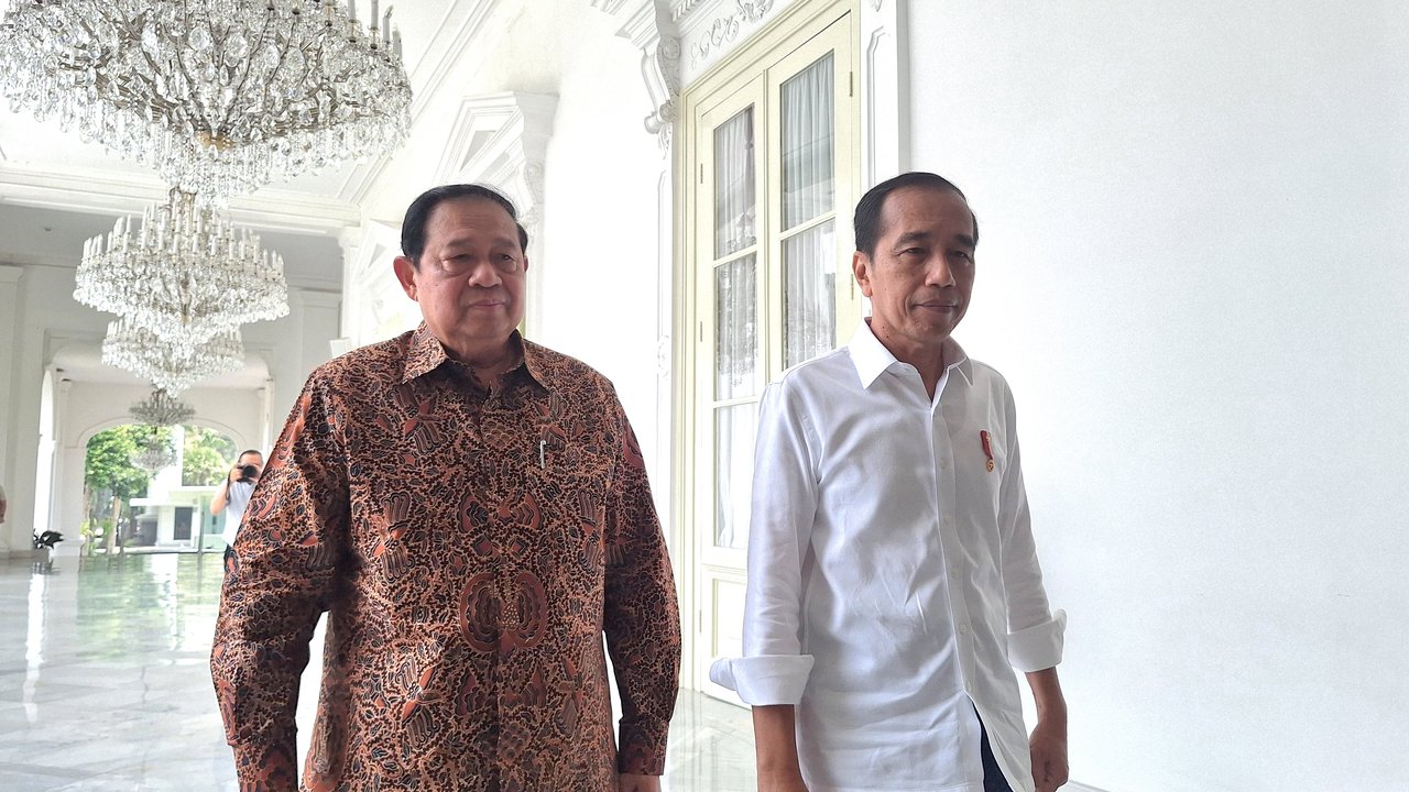 SBY bertemu Jokowi di Istana