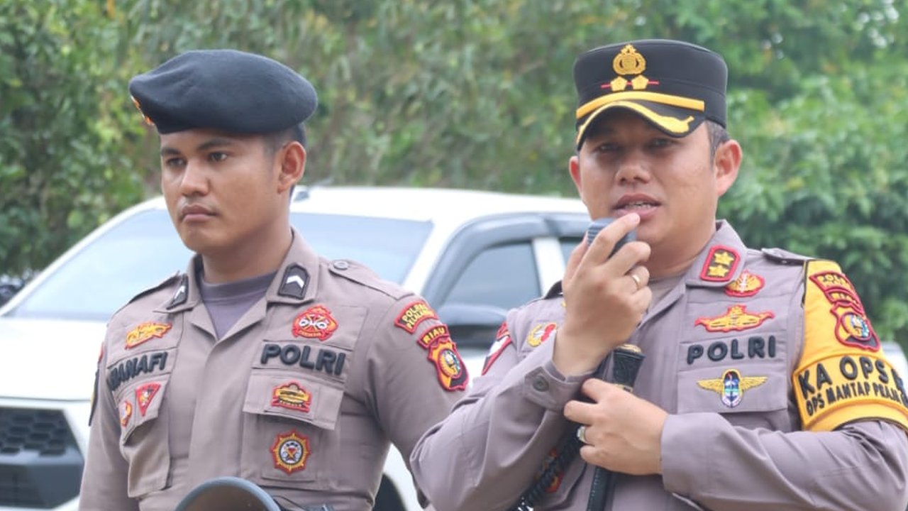 Pengamanan pengundian nomor urut Pilkada Pelalawan