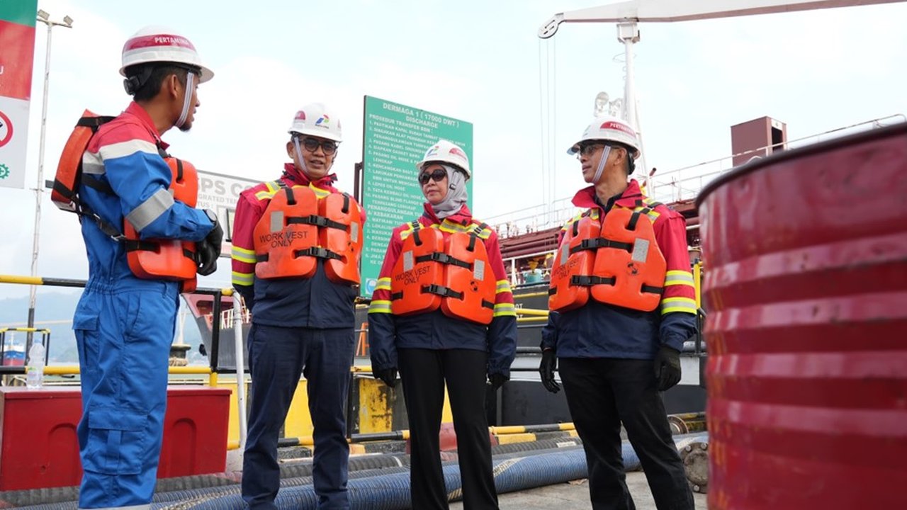 BPH Migas lakukan pemantauan Integrated Terminal Bitung.