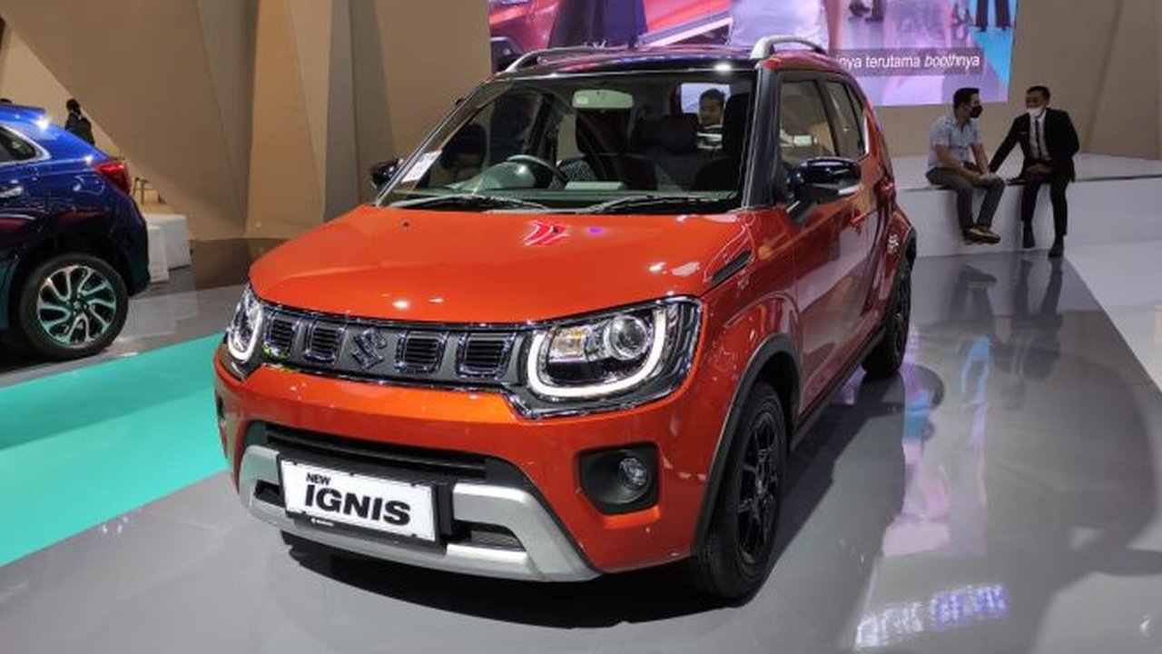 Suzuki Ignis di IIMS 2023. (Septian/Liputan6.com)
