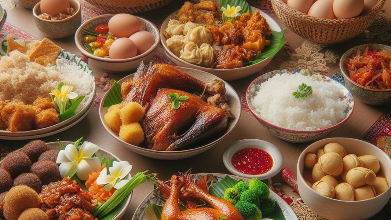 Ilustrasi Makanan Lebaran
