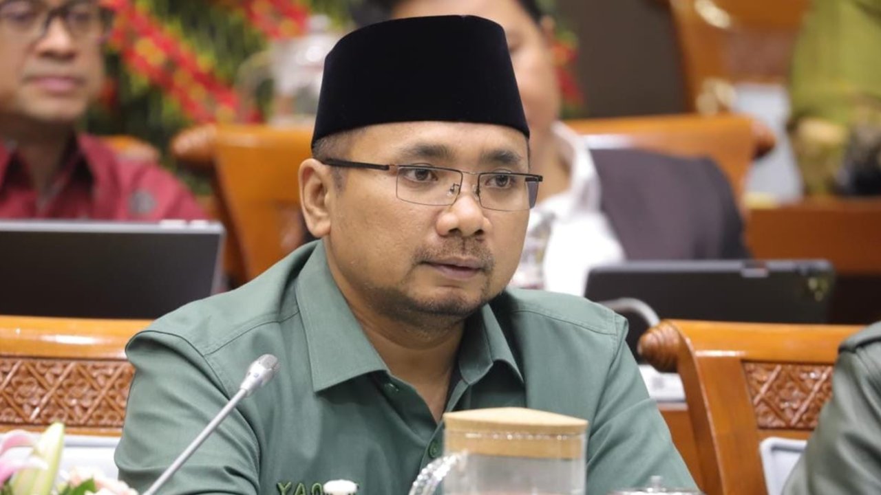 Menteri Agama (Menag) Yaqut Cholil Qoumas. Menag mengajak umat Islam memanfaatkan momentum Maulid Nabi dengan menghayati ajaran-ajaran luhur yang disampaikan. (dokumentasi Kemenag)