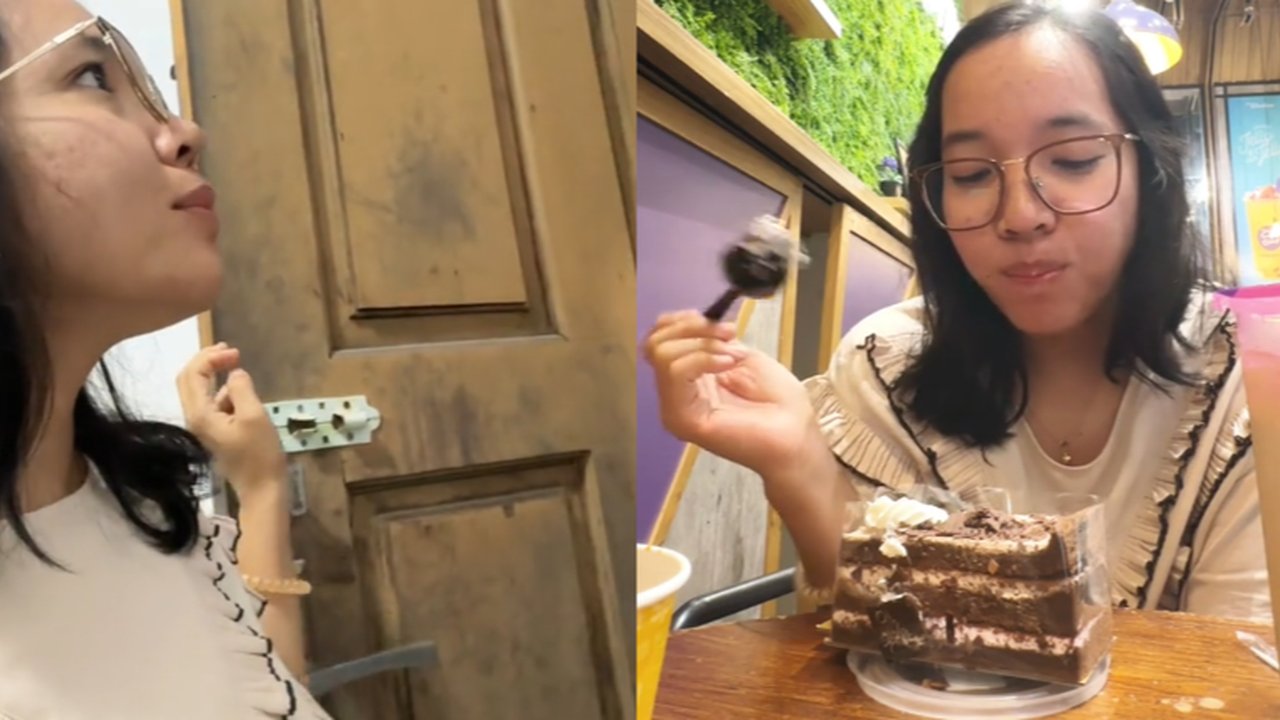 Suami Sibuk Bekerja, Momen Istri Rayakan Ultahnya Sendiri Ini Curi Perhatian