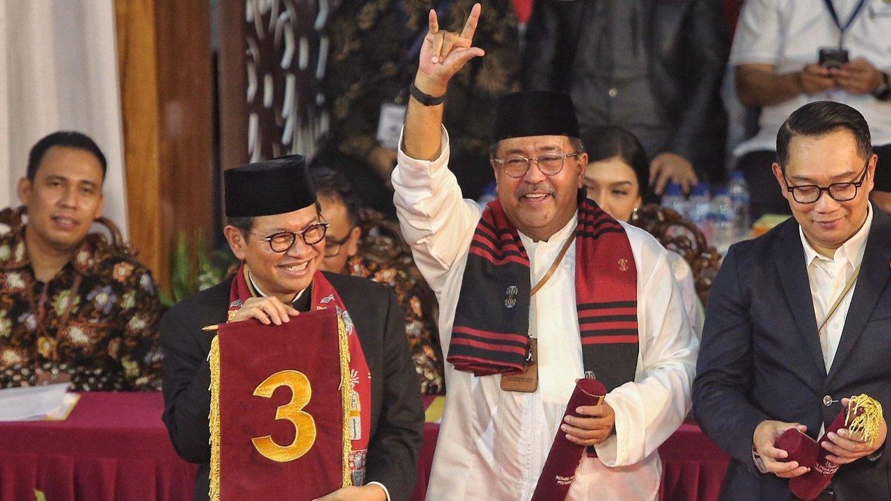 Pengundian nomor urut digelar di kantor KPUD Jakarta yang dipimpin Ketua KPUD Jakarta, Wahyu Dinata.