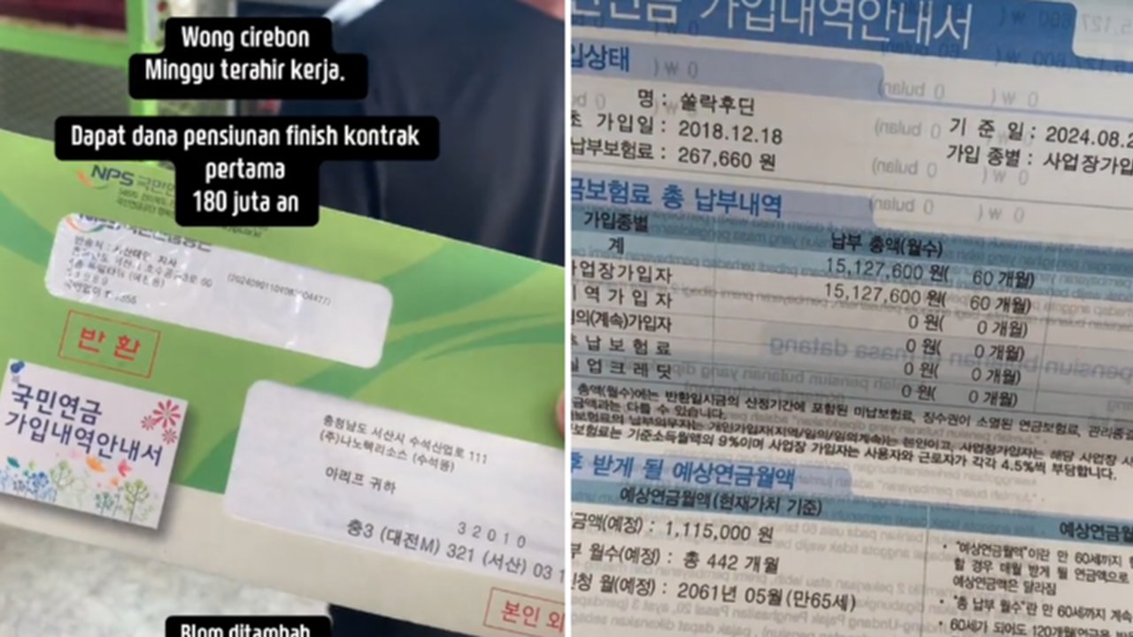 Habis Kontrak Kerja, Momen Pria TKI Korea Dapat Uang Pensiunan hingga Ratusan Juta Ini Viral
