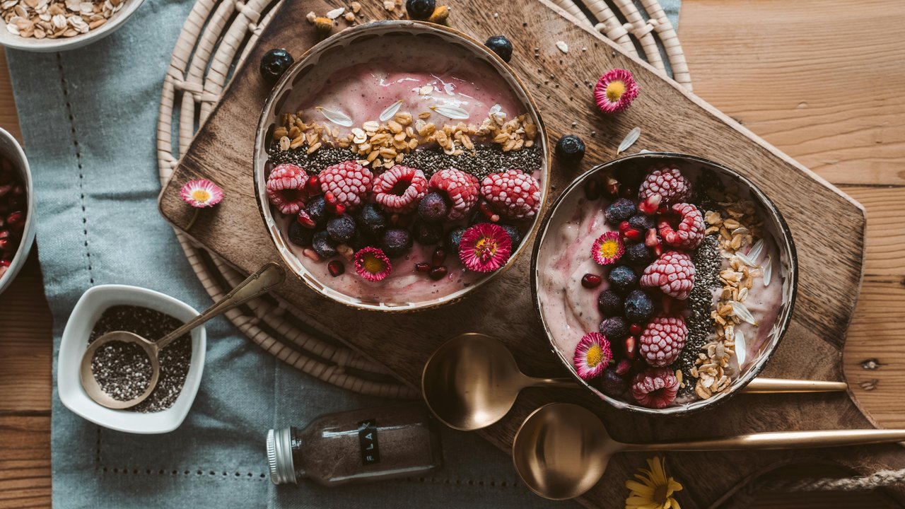 smoothies stroberi