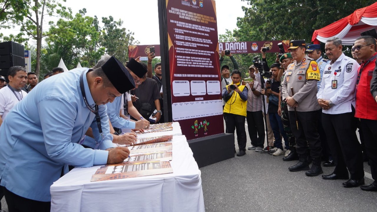 Konvoi Pilkada damai