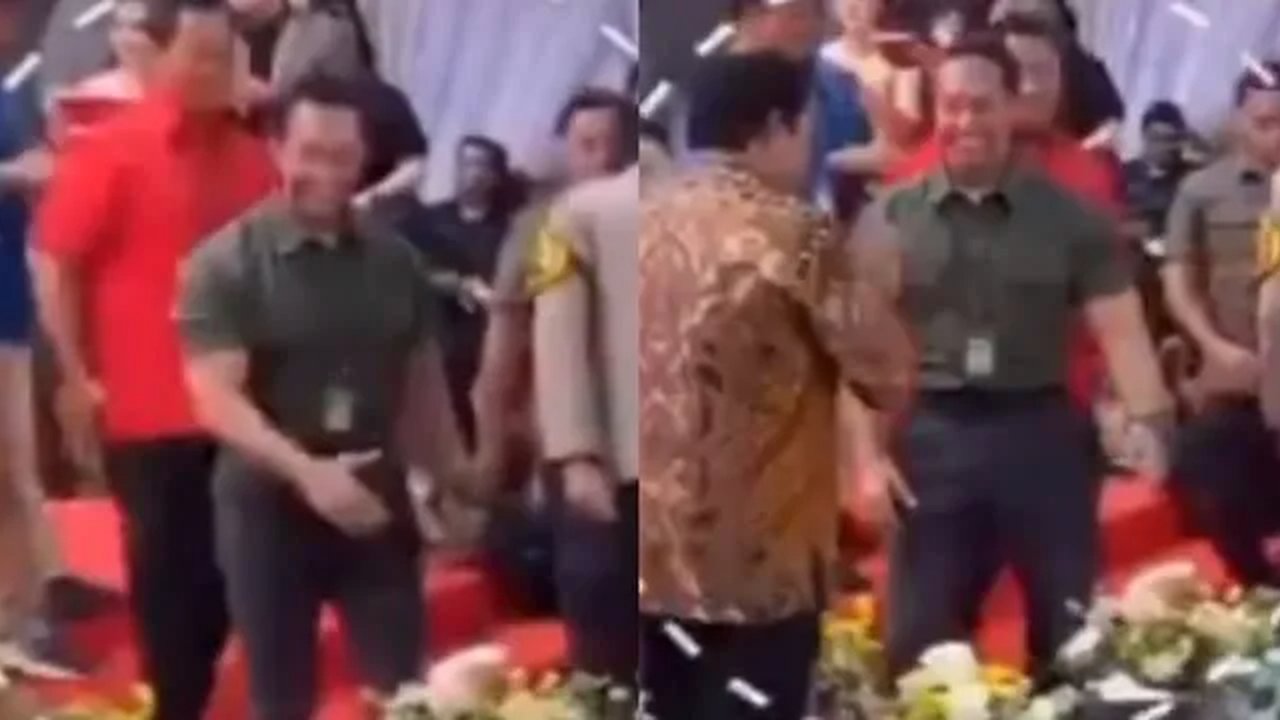 Potongan video Andika jabat tangan