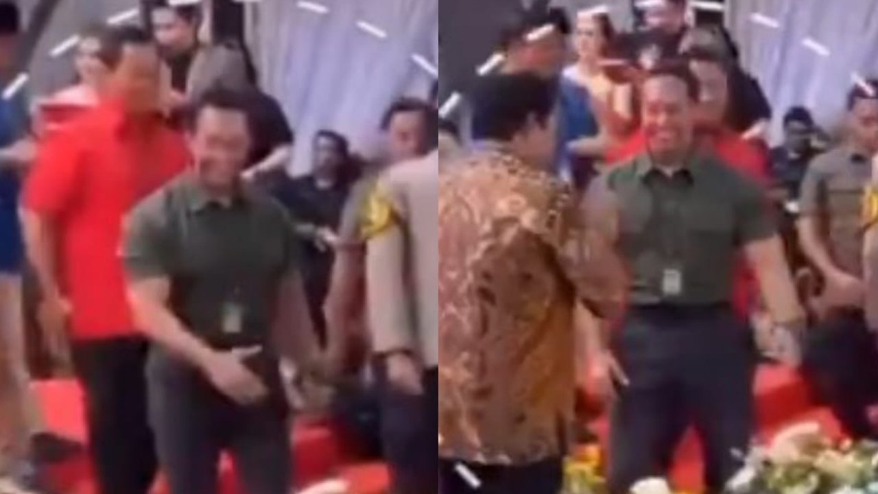 Ahmad Luthfi dan Andika Perkasa saat pengundian nomor urut Pilkada Jateng 2024, Senin (23/9/2024). (Dok. Tangkapan Layar YouTube KPU Jateng)