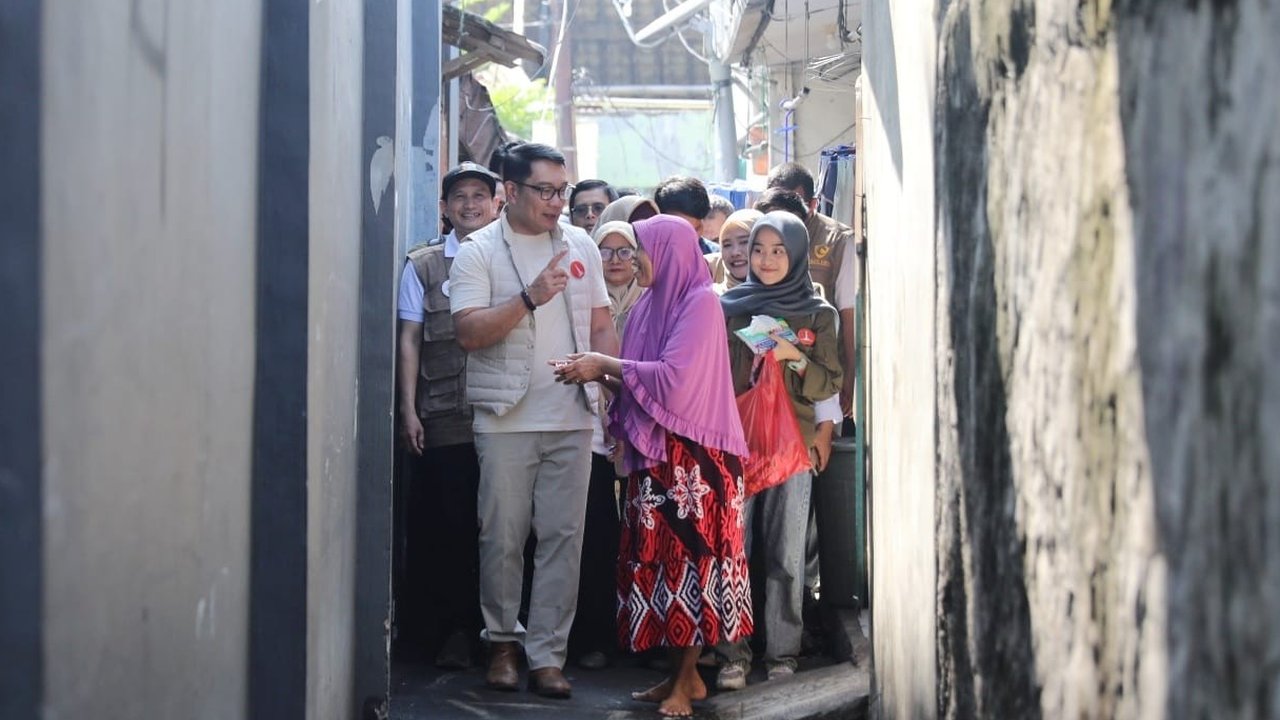 Ridwan Kamil Blusukan di Jakarta Selatan