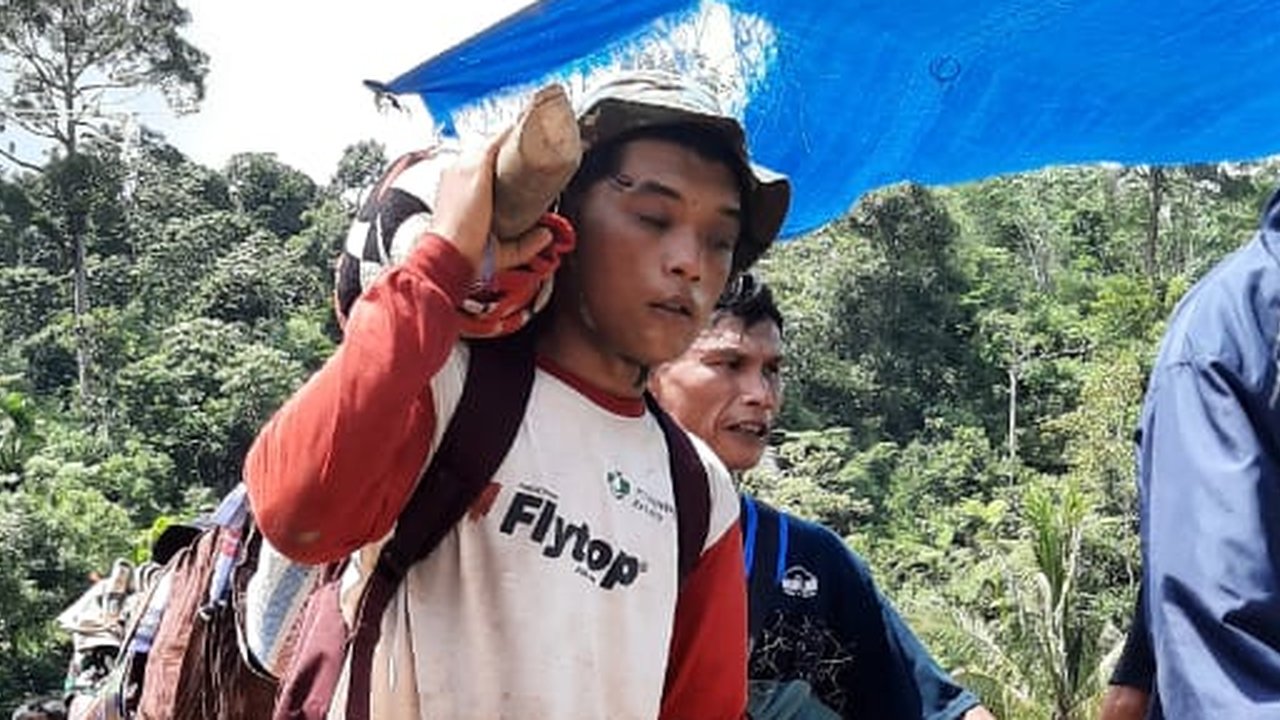 longsor di tambang emas solok