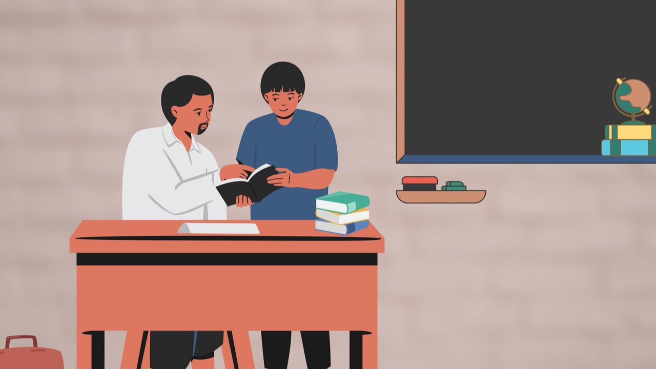 <p>Ilustrasi guru, mengajar. (Gambar oleh Moondance dari Pixabay)</p>