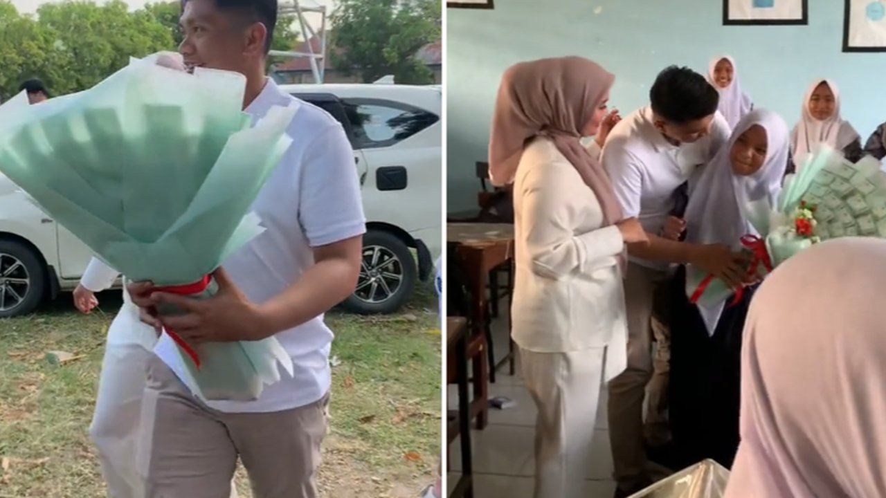 Momen Ayah Beri Kejutan Ultah Anaknya dengan Kunjungi Sekolah Usai Kepulangannya Berlayar, Aksinya Bikin Haru Warganet