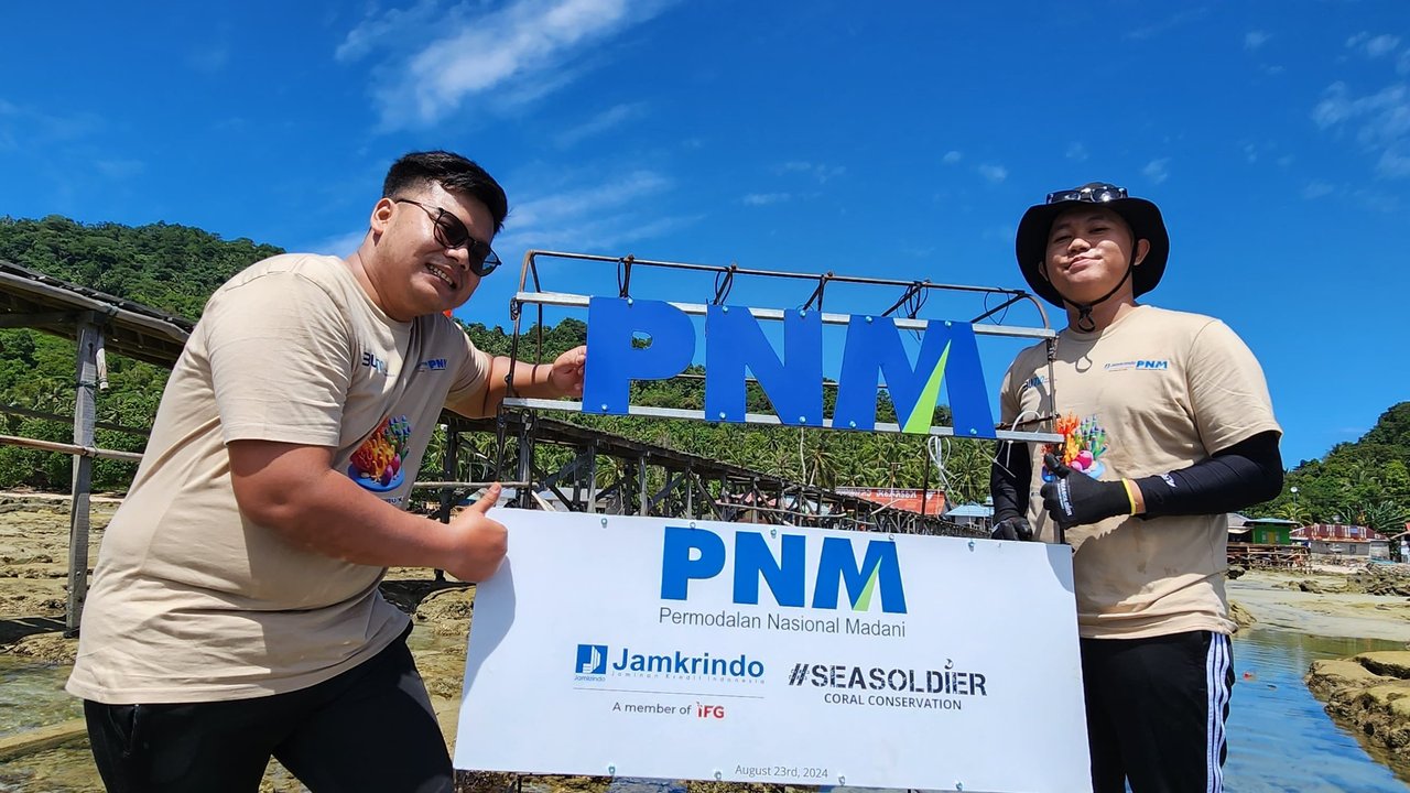 PNM Peduli Tanam Ribuan Pohon Mangrove dan Terumbu Karang