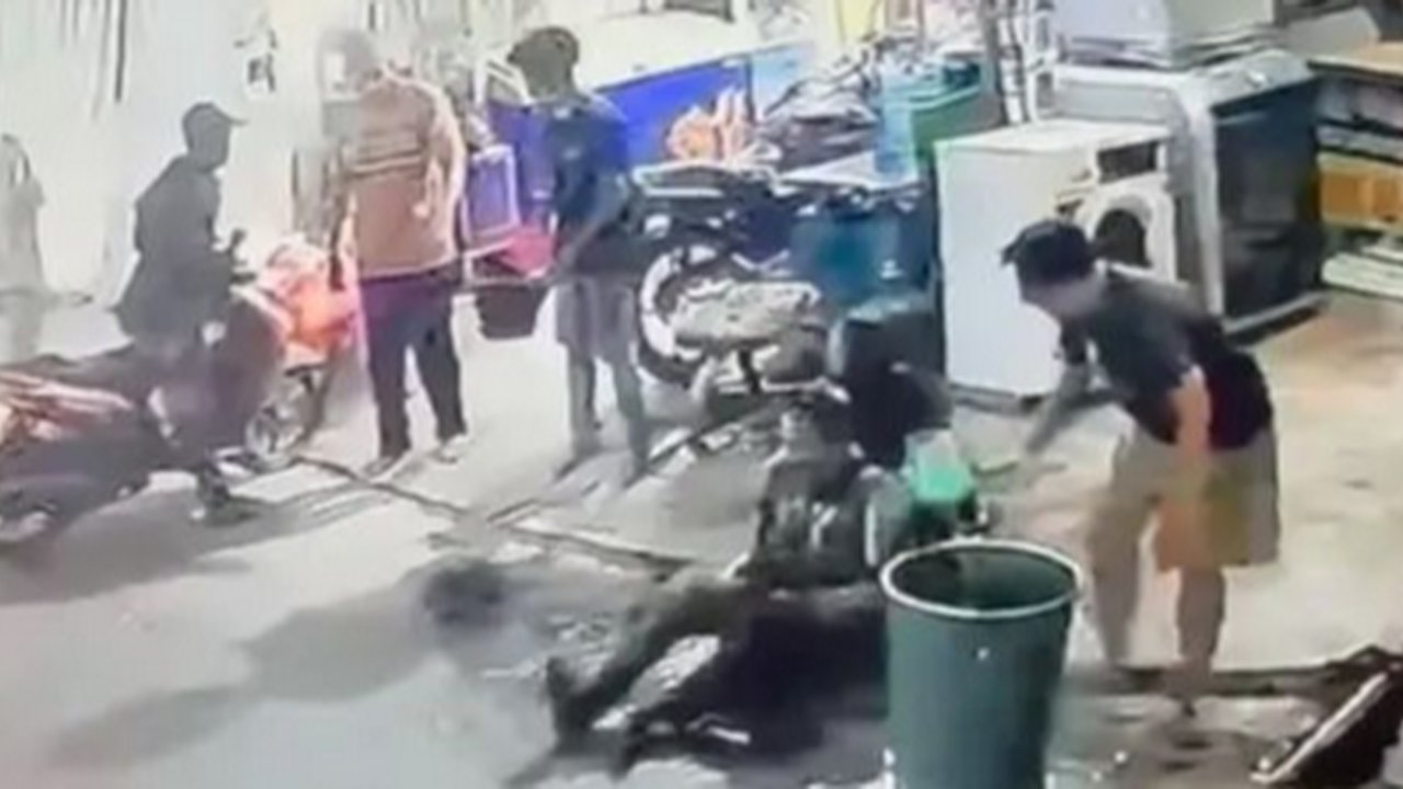 Ilustrasi garis polisi. (Liputan6.com/Raden Trimutia Hatta)