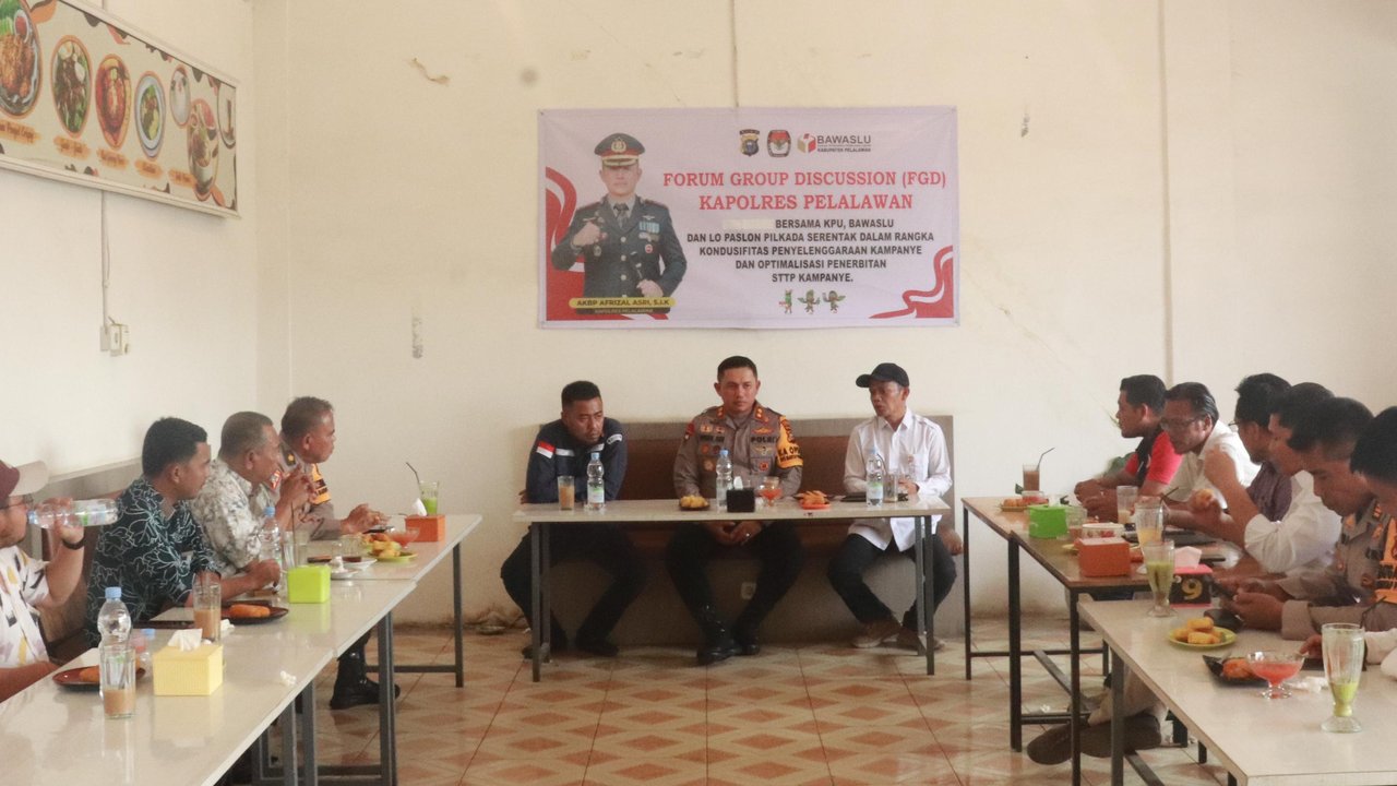 Kubu paslon di Pilkada Pelalawan dikumpulkan polisi