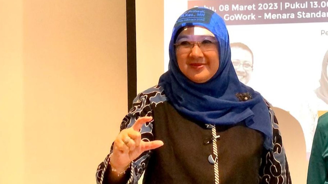 Kepala Biro Komunikasi dan Pelayanan Publik Kementerian Kesehatan (Kemenkes) RI, Siti Nadia Tarmizi subvarian sebut kasus COVID-19 varian XBB.1.16 atau COVID Arcturus terjadi pada akhir Maret dan kini pasien sudah sembuh. Foto: Ade Nasihudin/Liputan6.com.