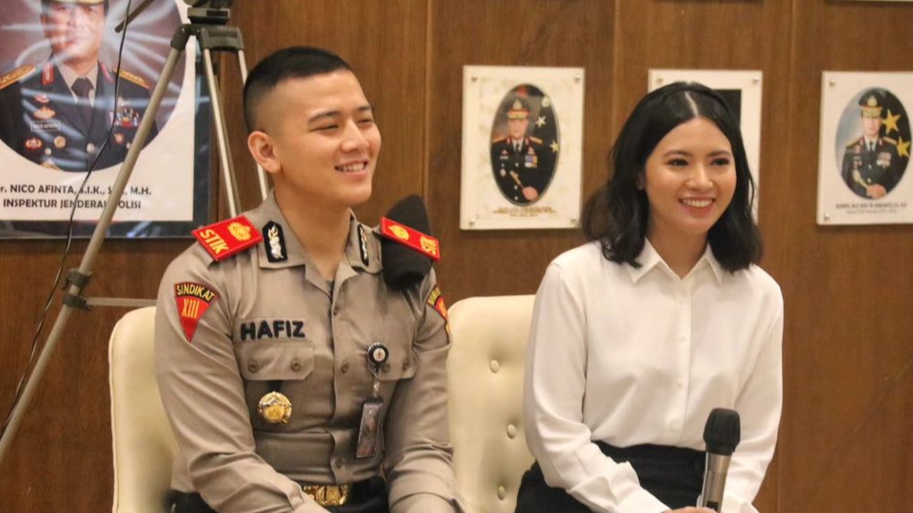Iptu Hafiz Akbar dengan Angela Perkasa