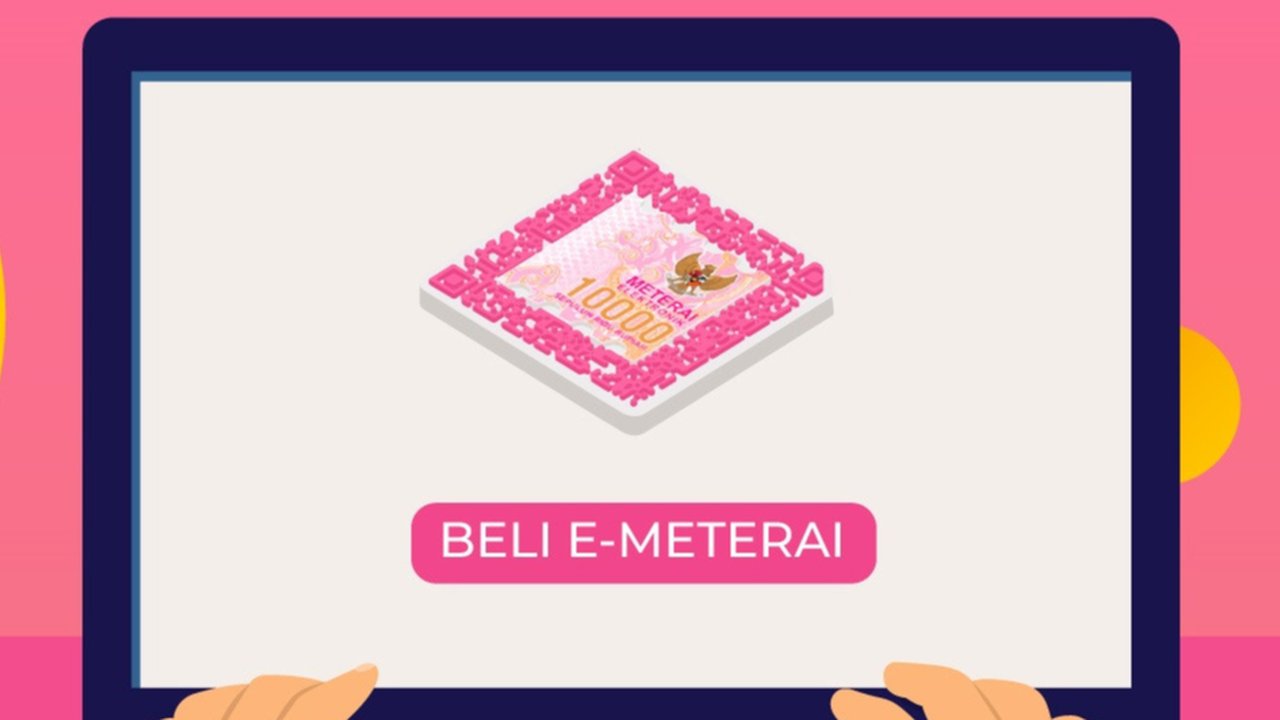 Proses pembelian e-materai 10000. (Liputan6.com/Web/IndonesiaBaik)