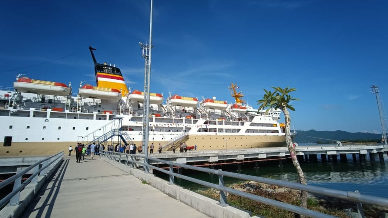 Fasilitas akomodasi terapung gelaran MotoGP Mandalika dengan Kapal KM Kelud (dok: Kemenhub)