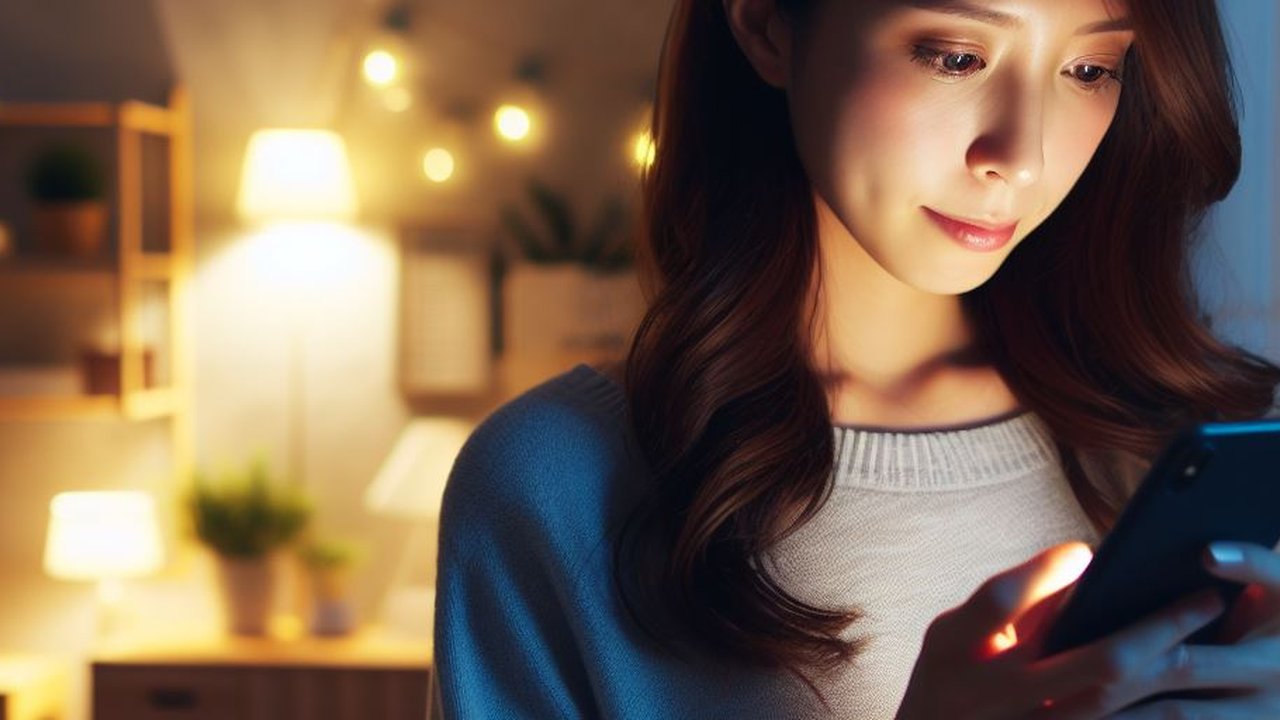 Ilustrasi Menggunakan Smartphone