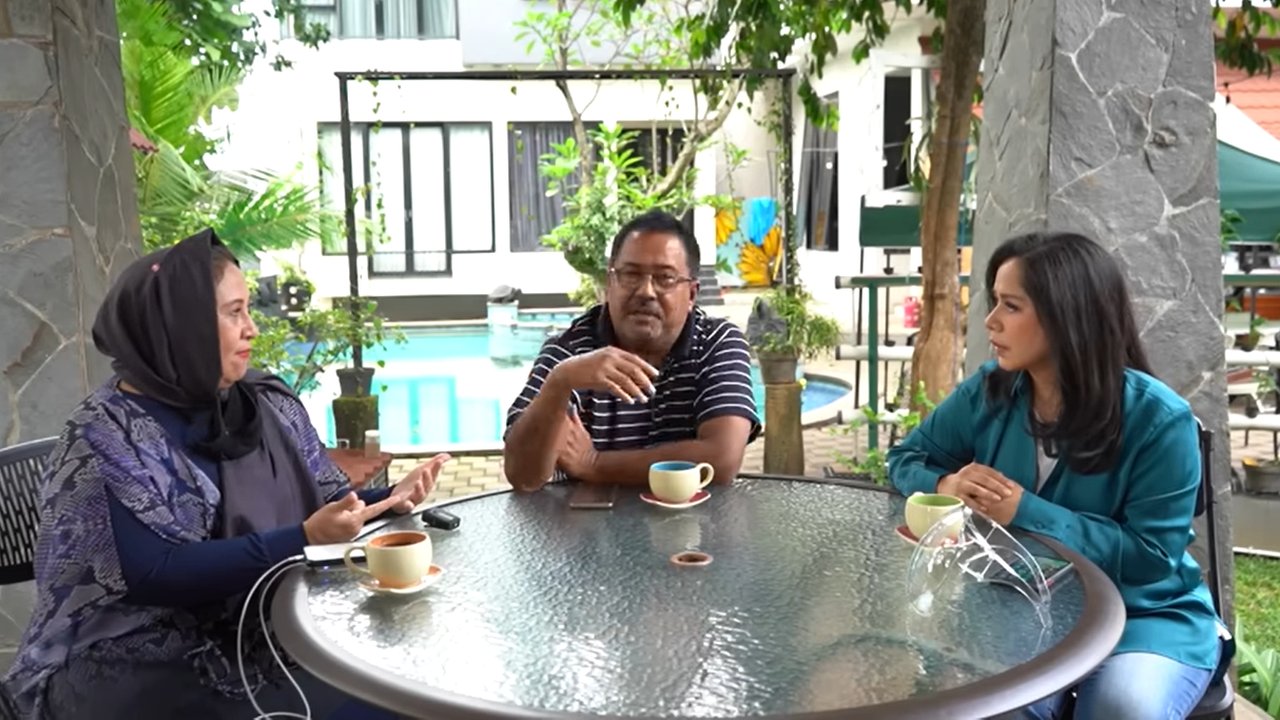Rano Karno Sowan ke Rumah Mantan Wagub Jakarta Eddie Nalapraya