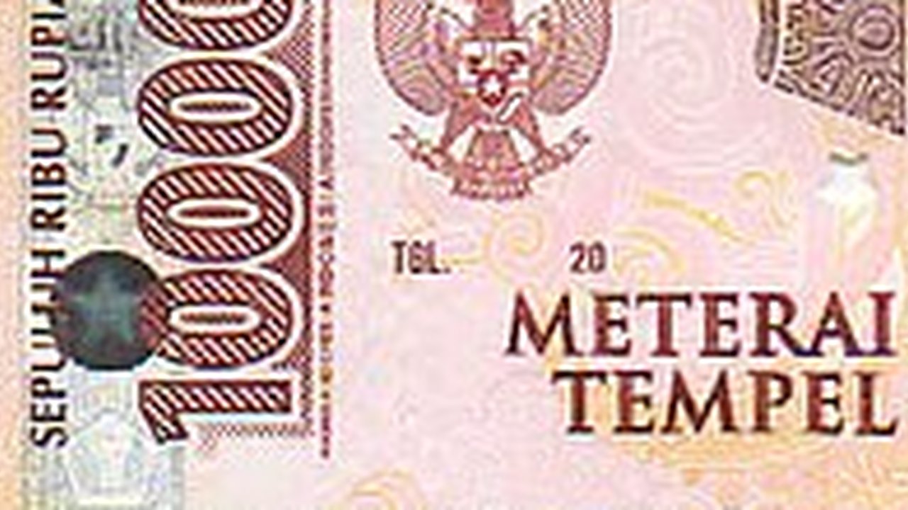 Proses pembelian e-materai 10000. (Liputan6.com/Web/IndonesiaBaik)